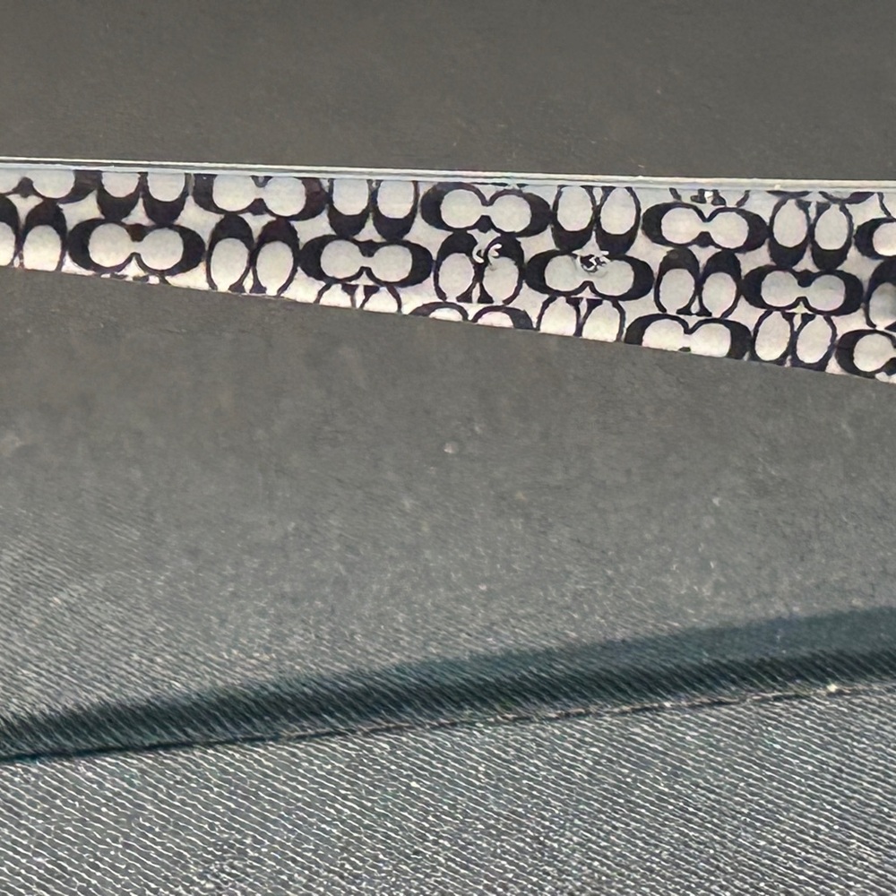 Coach Black Patterned Eyeglasses - image 5